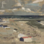 IJmuiden kleine strand zuidpier, Nico Bakker