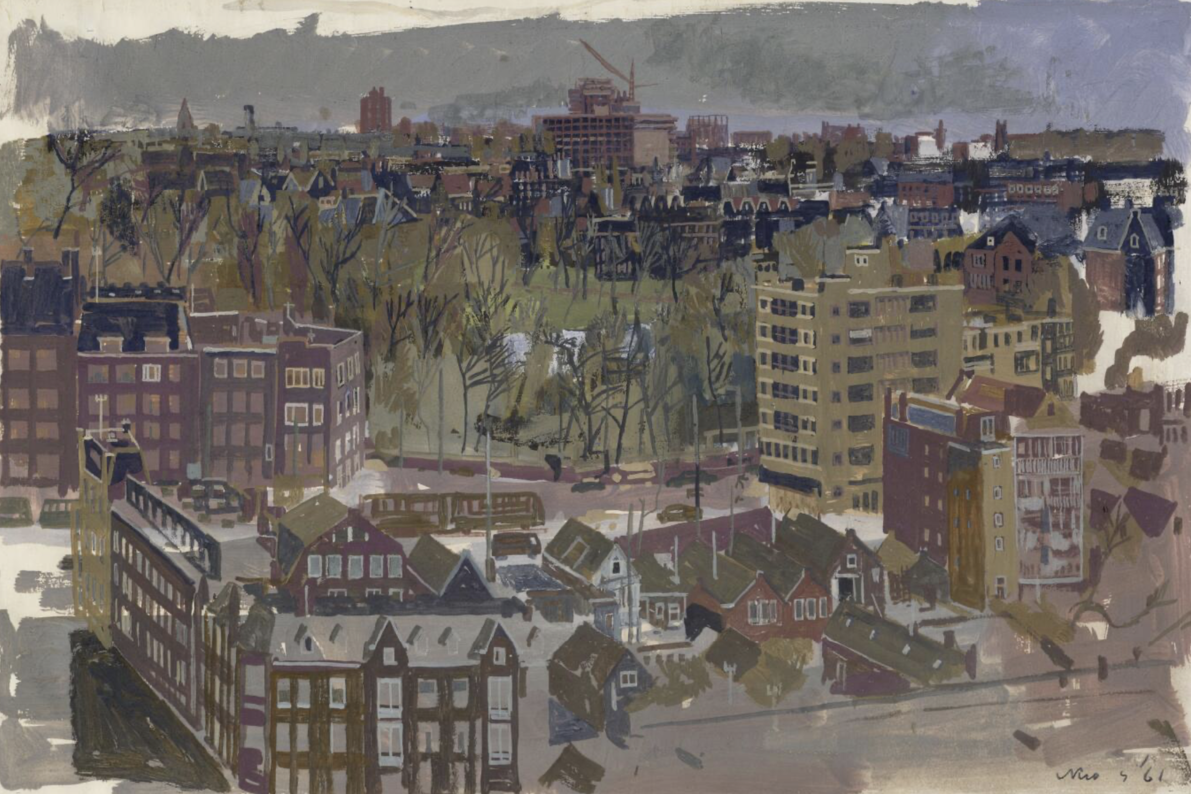 Amsterdam, Amstelveenseweg, schilderij, Nico Bakker