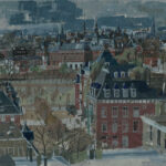 Museumplein Amsterdam Gouache